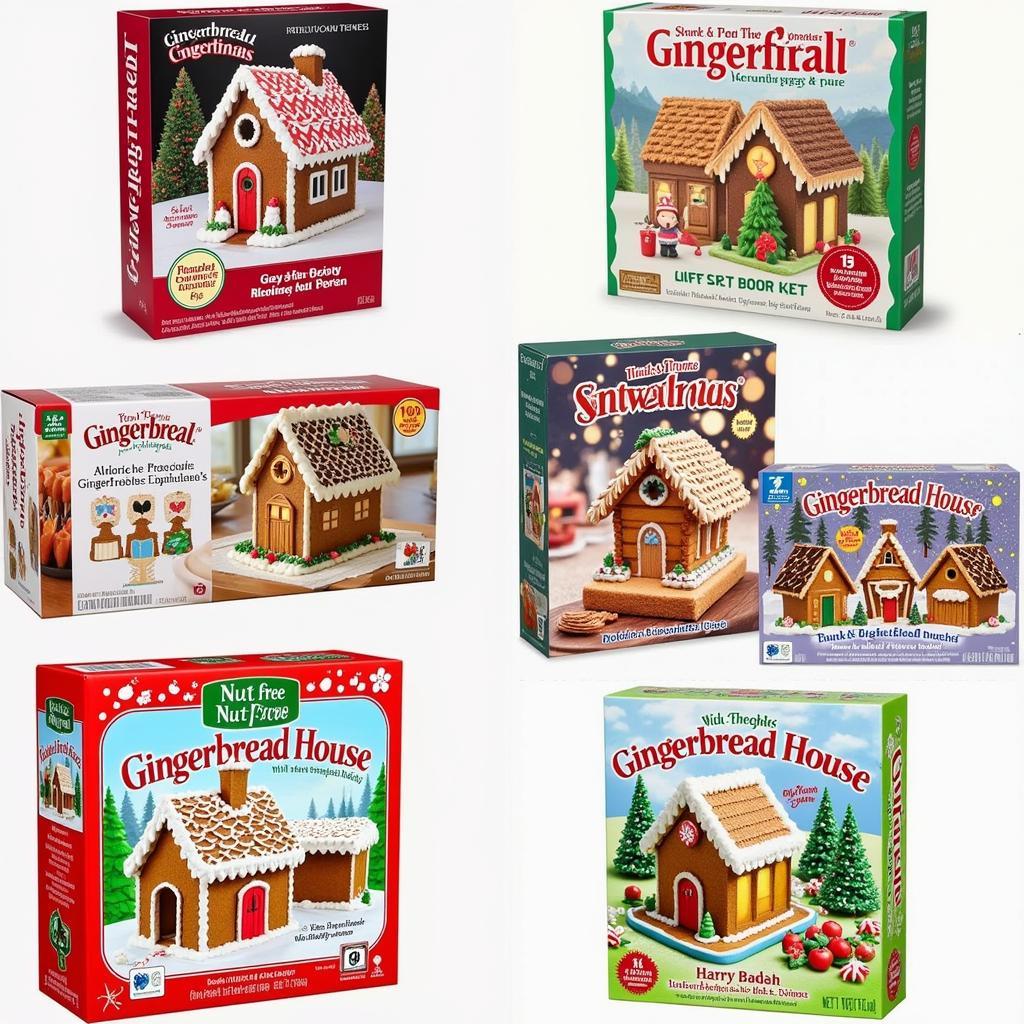 Nut-free Gingerbread House Kit Variety