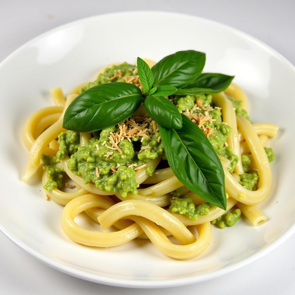 Pasta Dish with Nut-Free Pesto