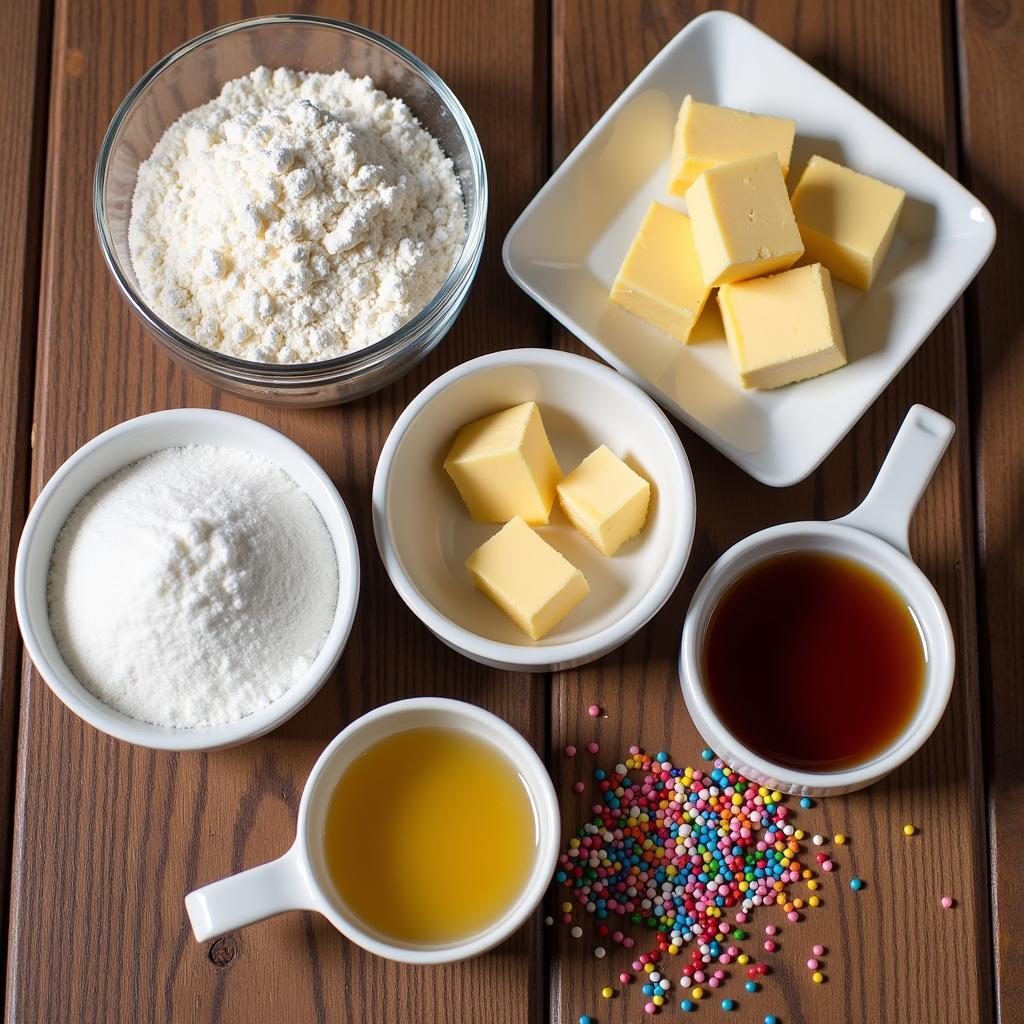 Nut-Free Sugar Cookie Ingredients