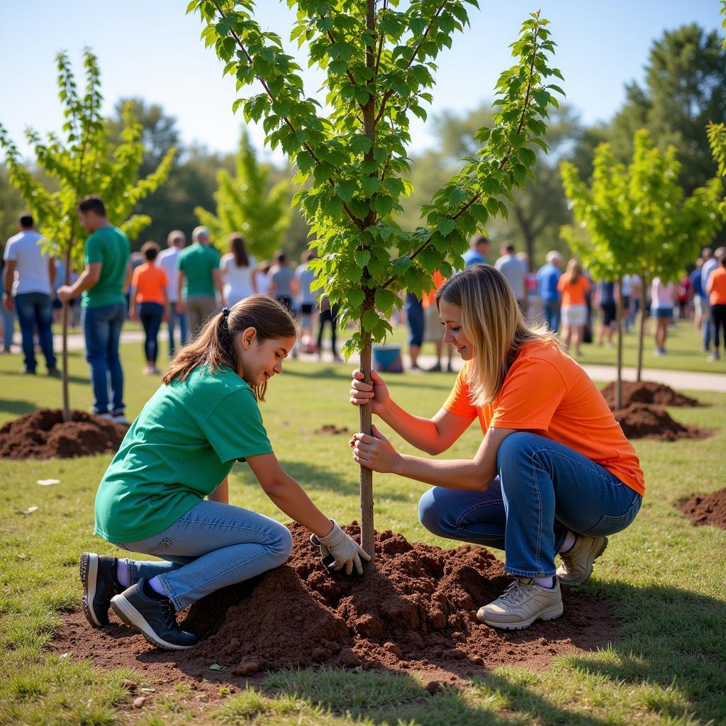 Oklahoma City Tree Planting Event