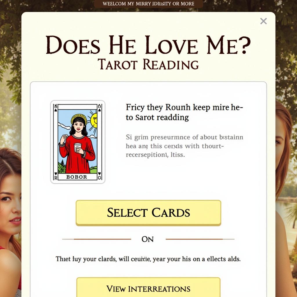 Online Love Tarot Reading