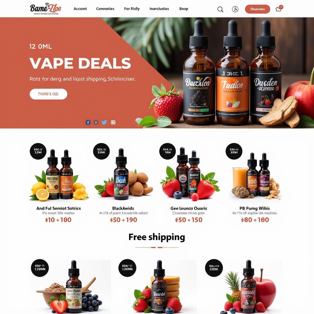 Online Vape Shop Promotions