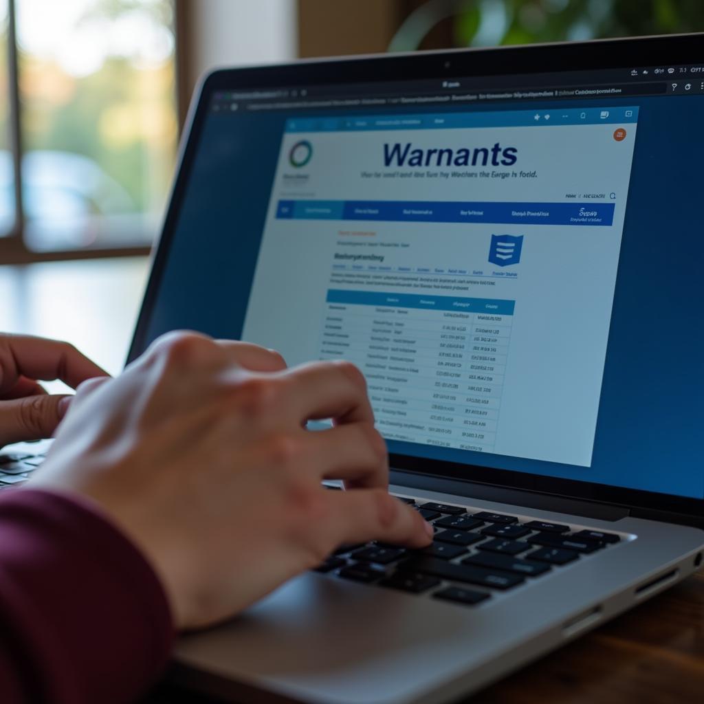 Searching for Warrants Online