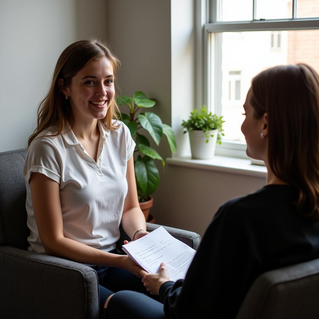 Youth counseling session in Oregon