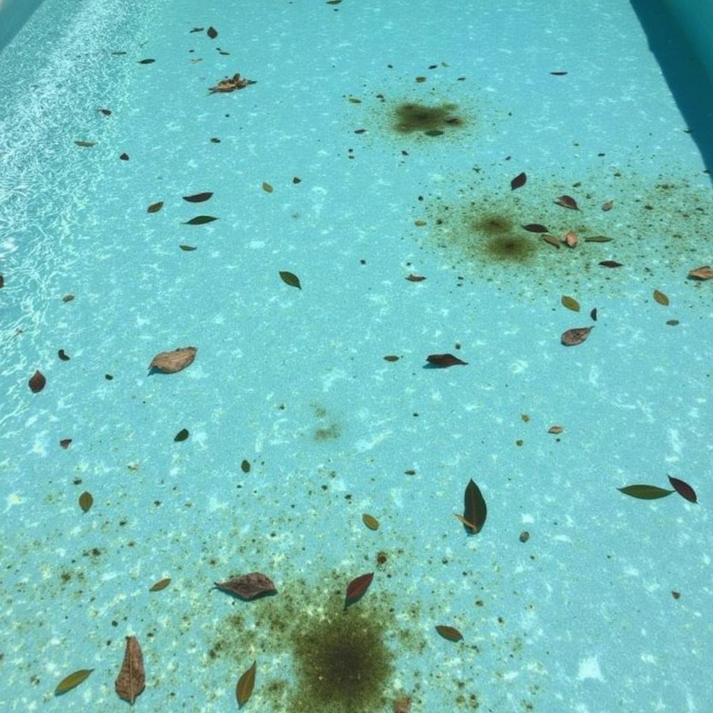 Organic Stains in a Swimming Pool