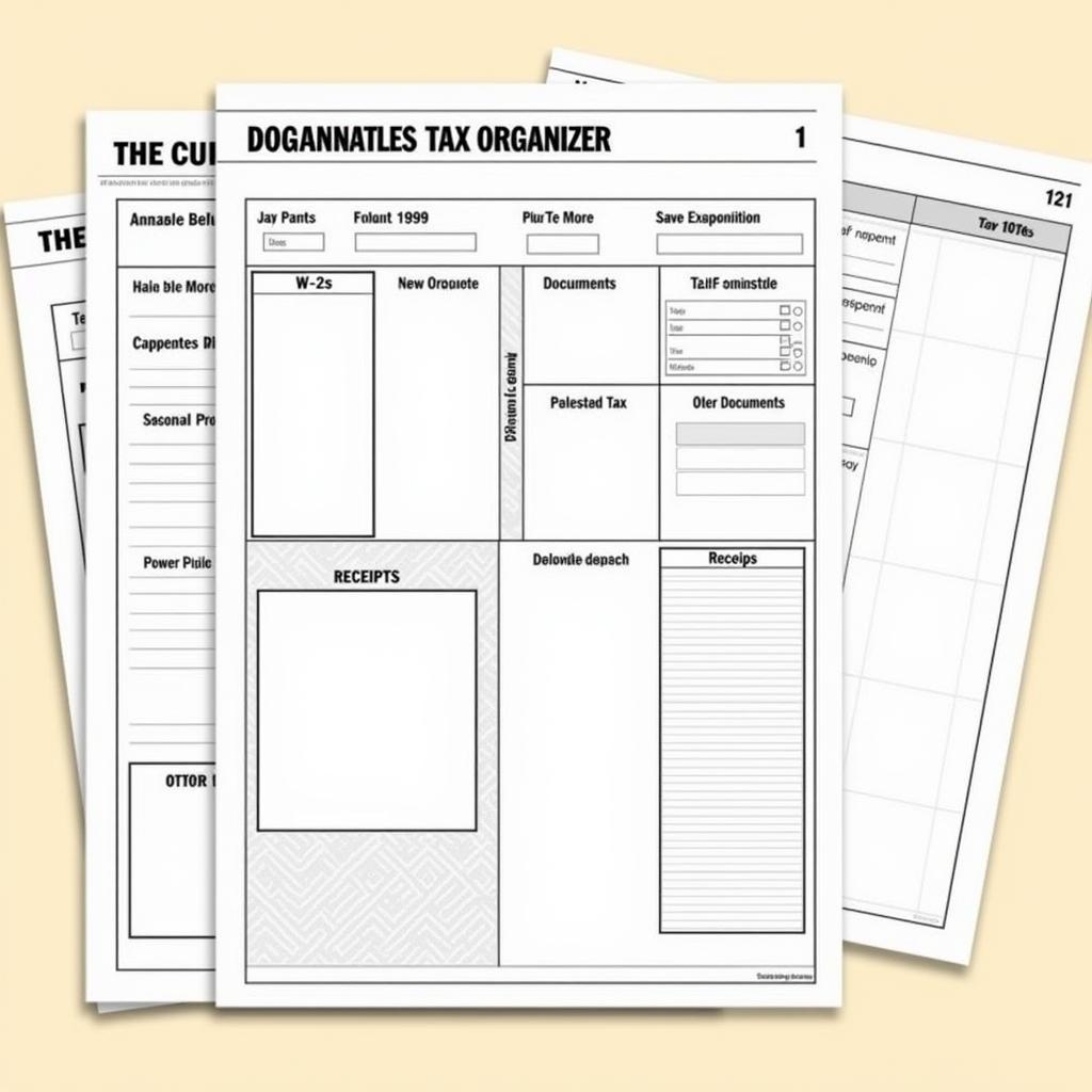 Organized Tax Documents for Stress-Free Filing