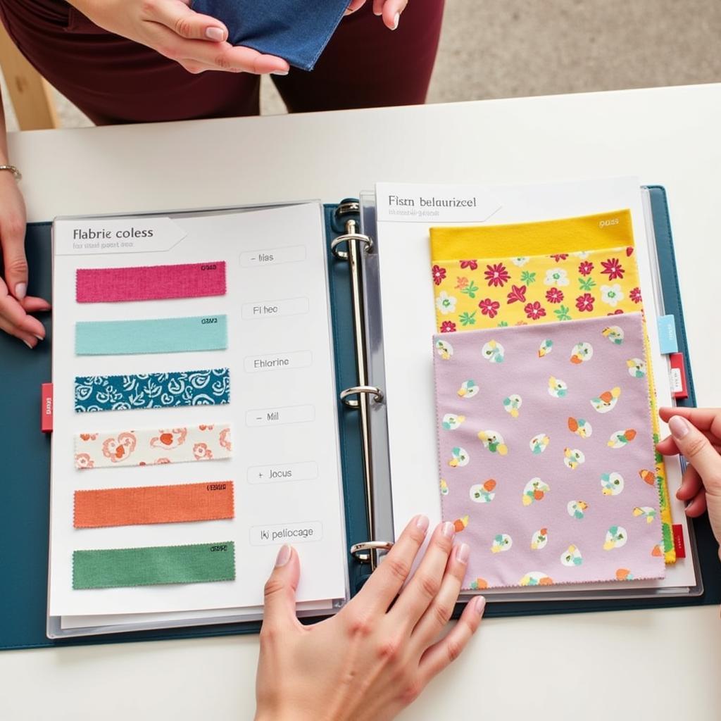 Organizing Fabric Swatches