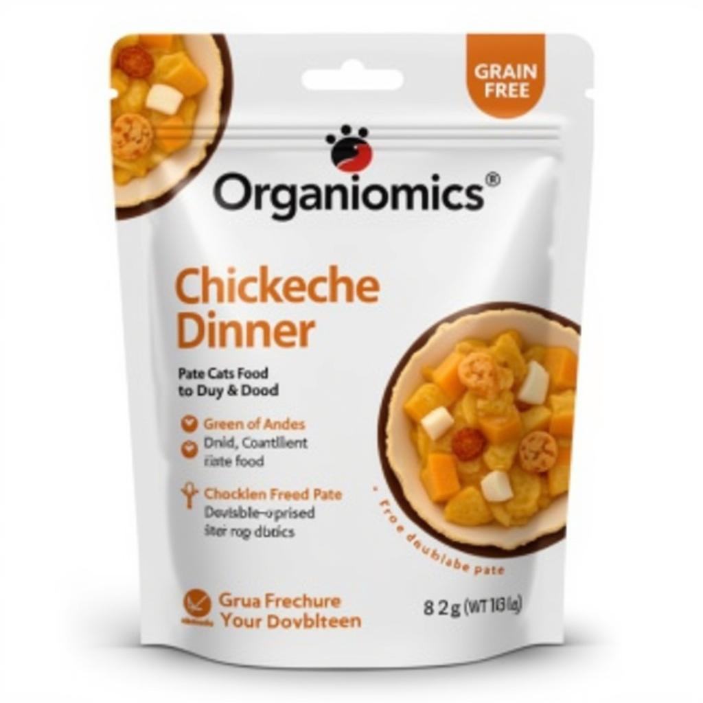 Organomics Chicken Dinner Packaging