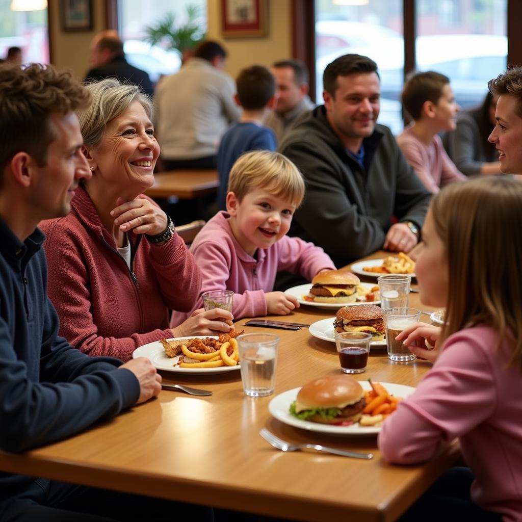 Families enjoying kids eat free deals in Owensboro