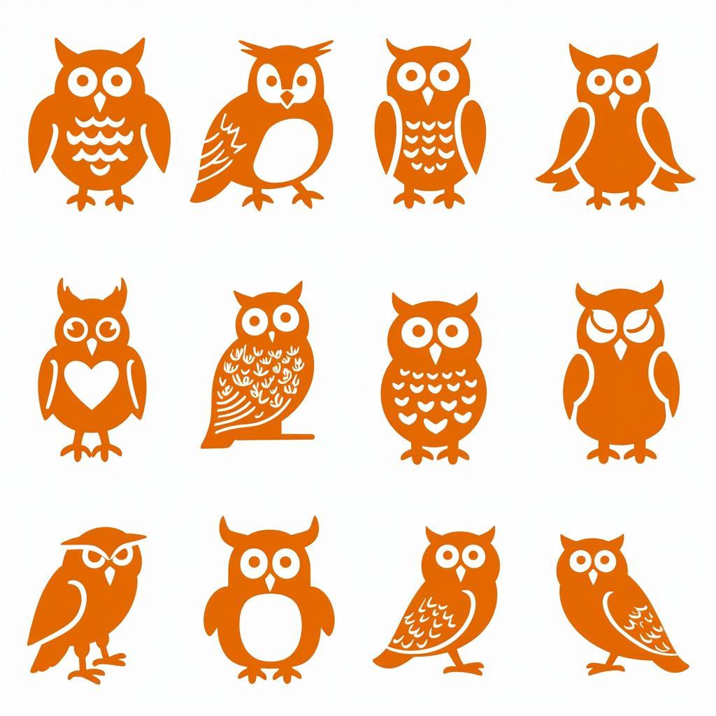 Owl Pumpkin Carving Stencils