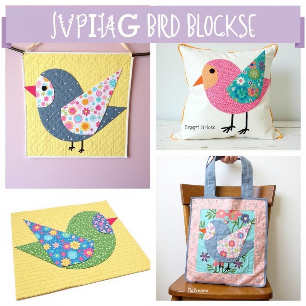 Paper Pieced Bird Projects