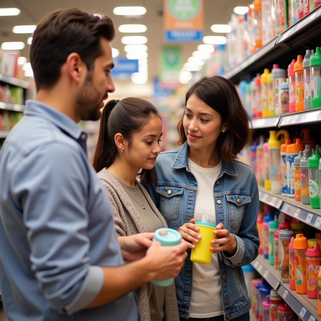 Parents Comparing Different BPA Free Sippy Cups