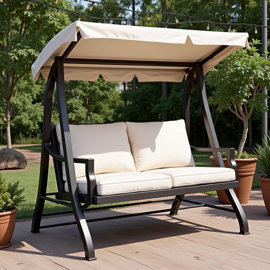 Patio Swing with Canopy