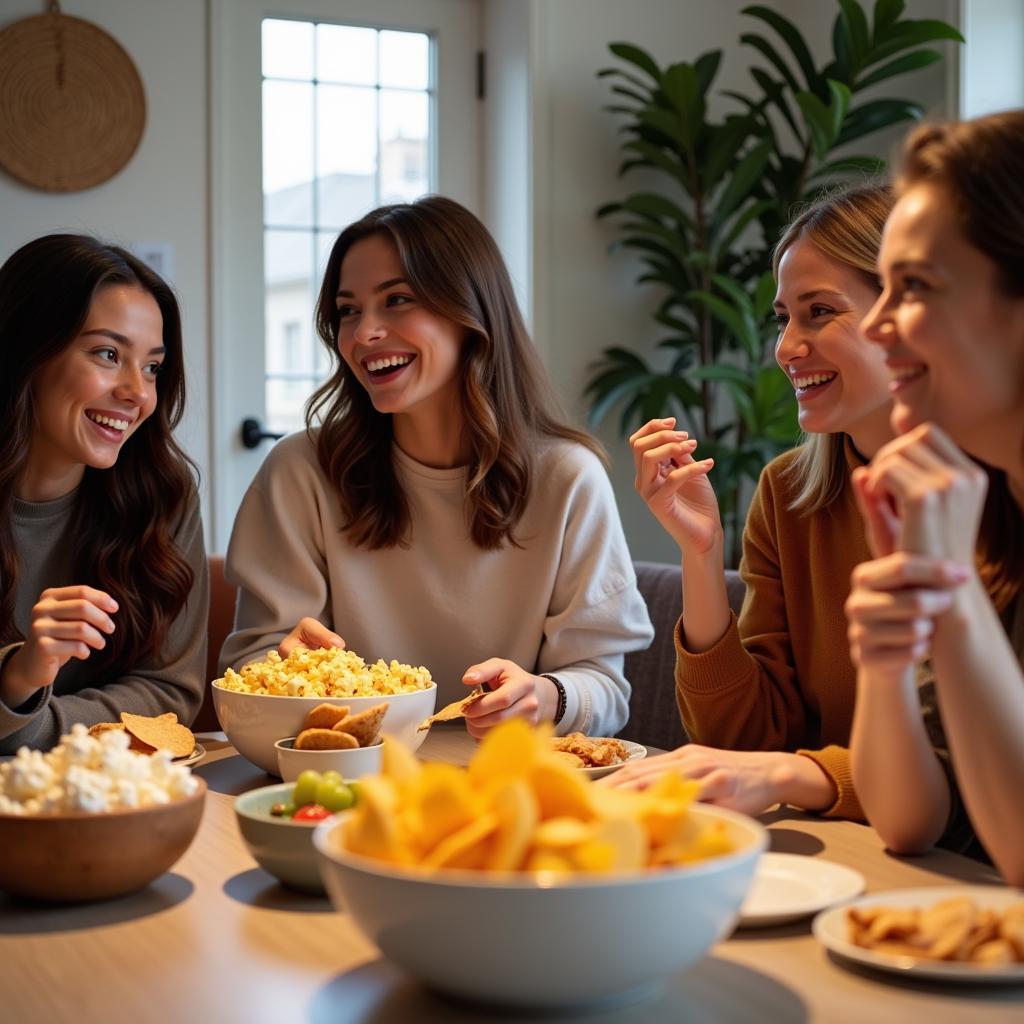 People Enjoying Gluten-Free Snacks