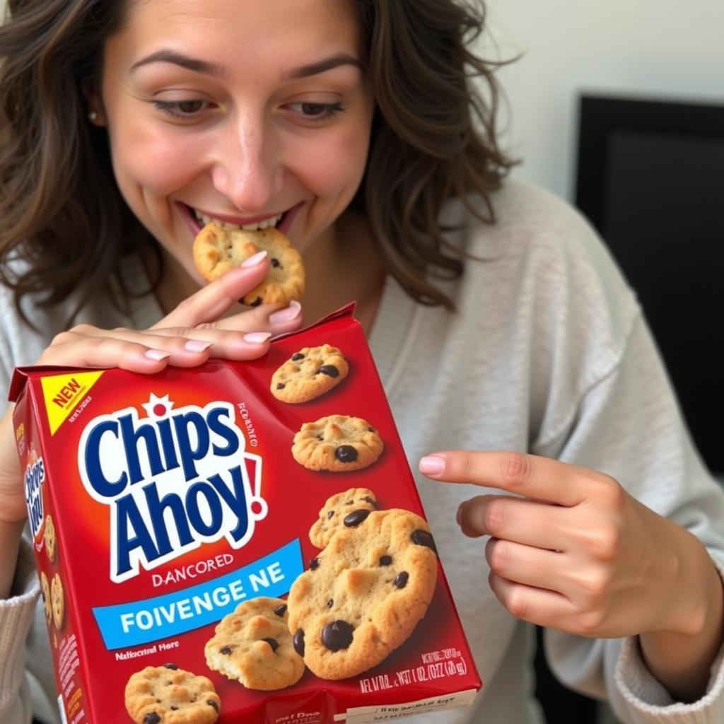 Enjoying Chips Ahoy with Peanut Allergy