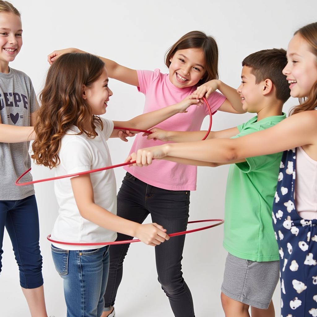 Children Engaging in a Personal Space Activity