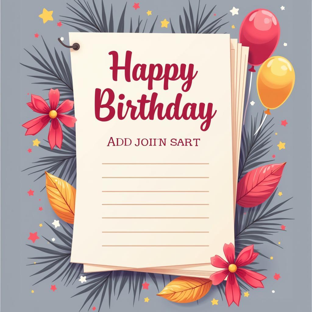 Personalized 60th Birthday Ecard