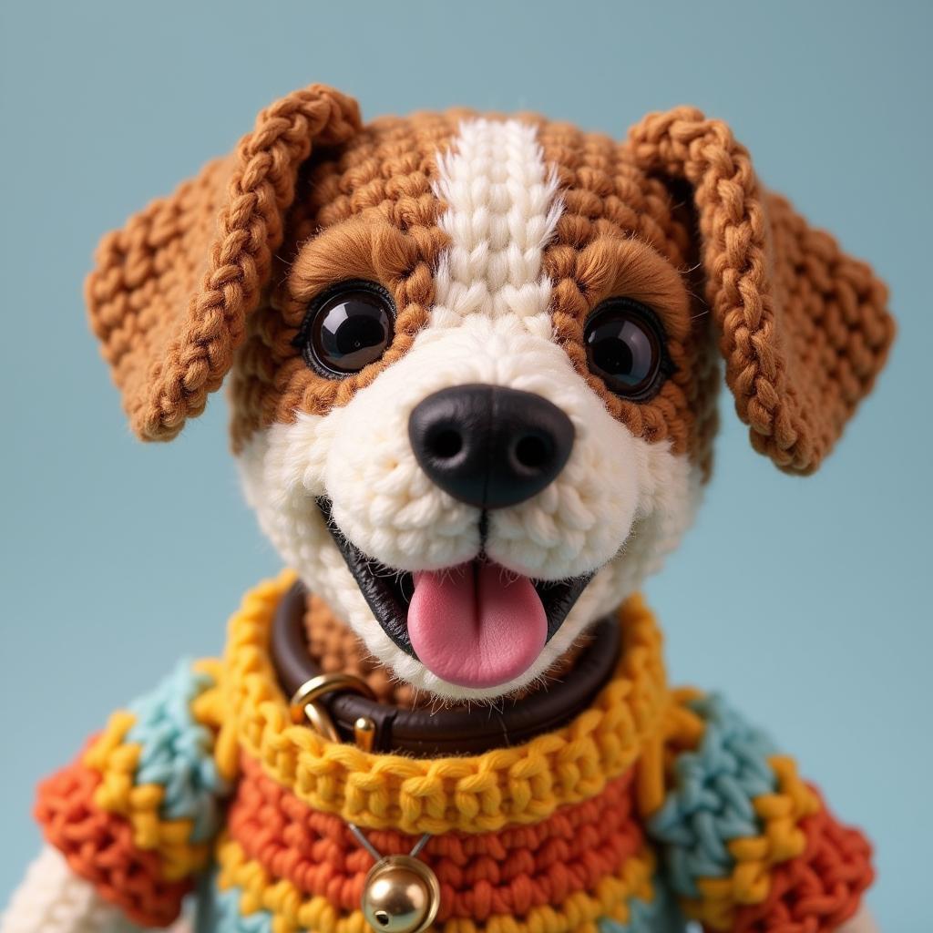 Personalized Amigurumi Dog with Accessories