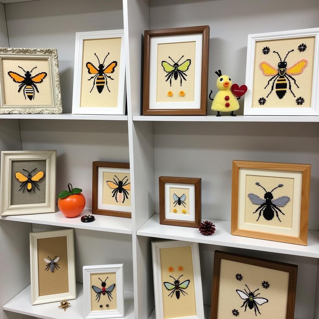 Personalized Bee Cross-Stitch Creations