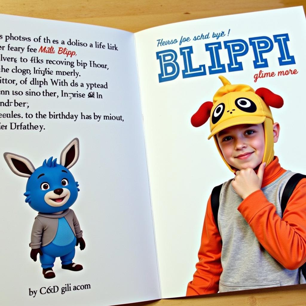 Personalized Blippi Invitation