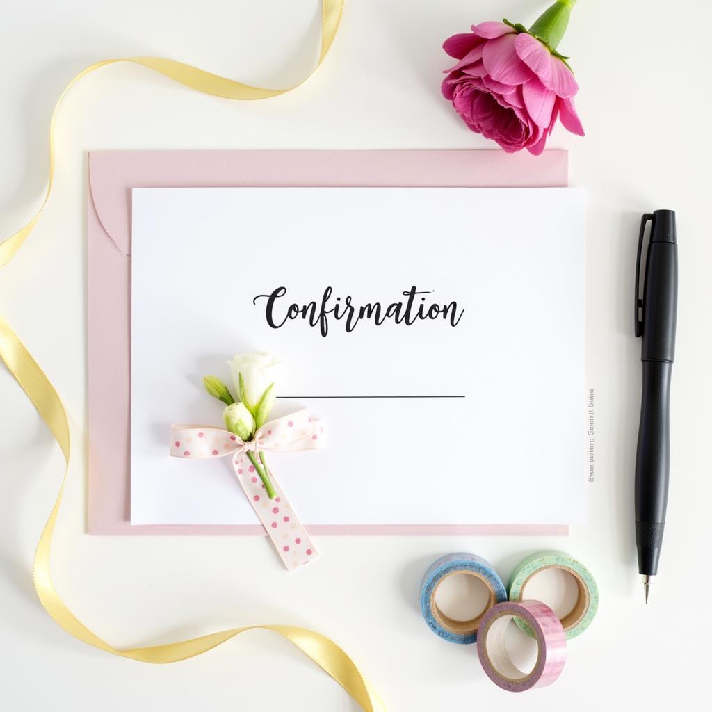 Confirmation Card Personalization Ideas