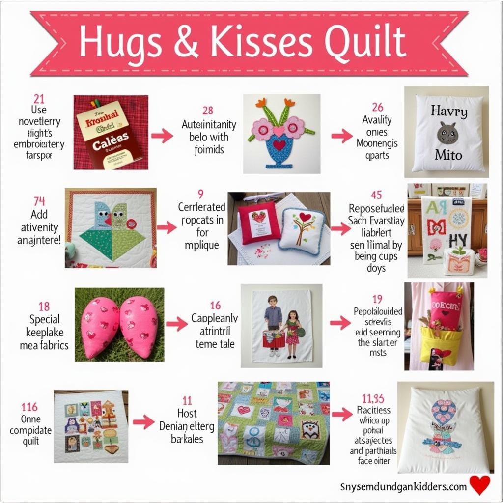 Creative Ideas for Personalized Hugs and Kisses Quilts