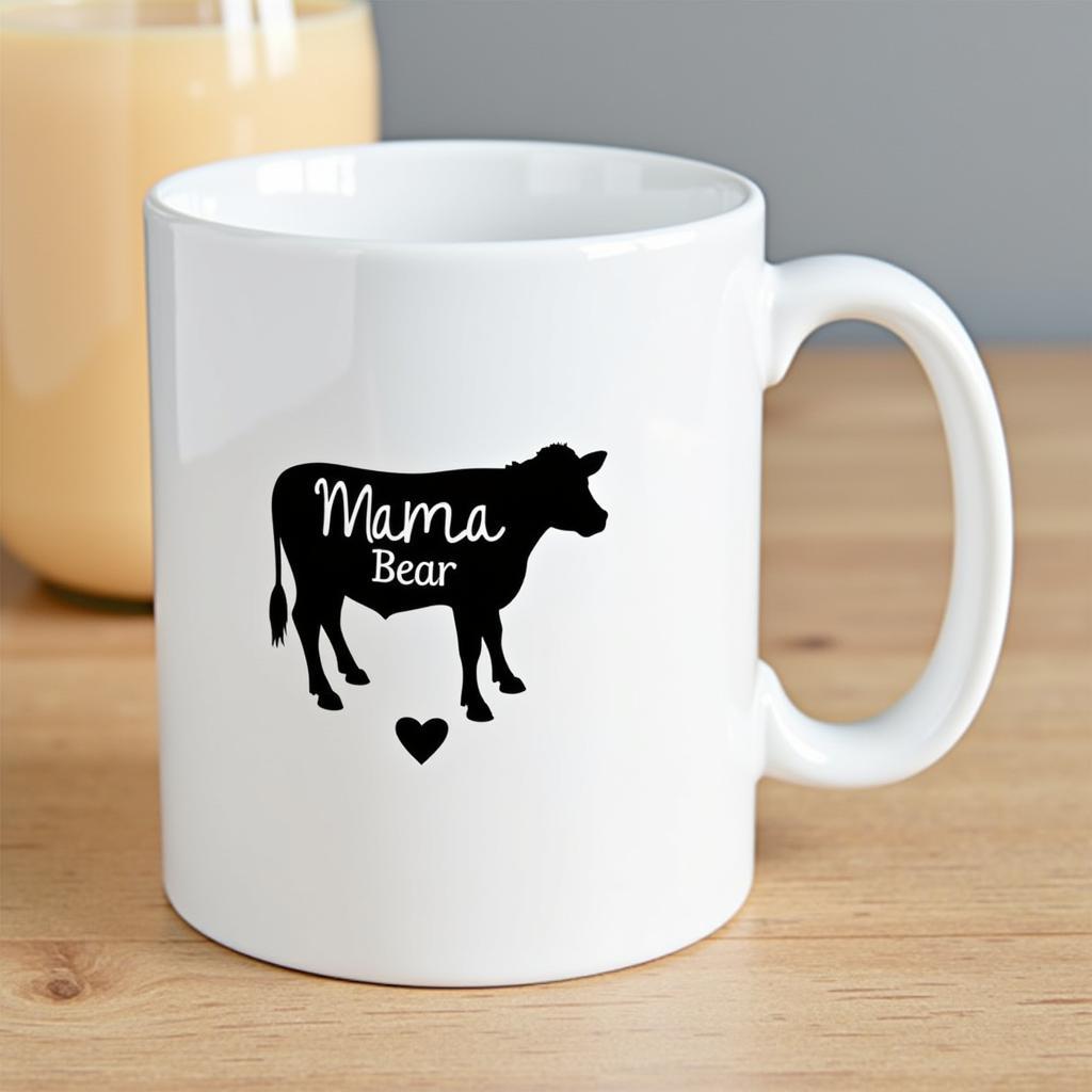 Personalized Mama Cow Mug