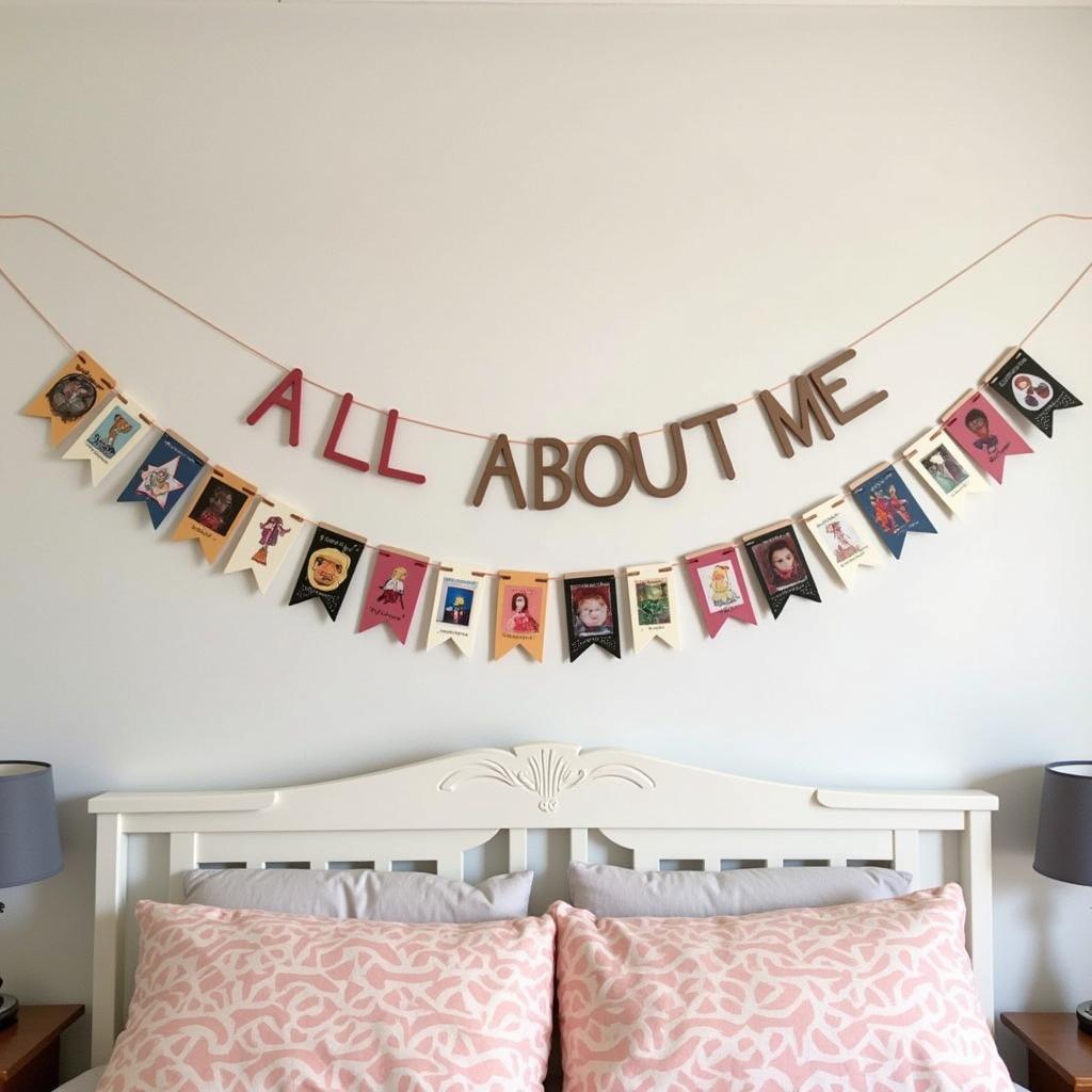 Personalized Pennant Banner Display