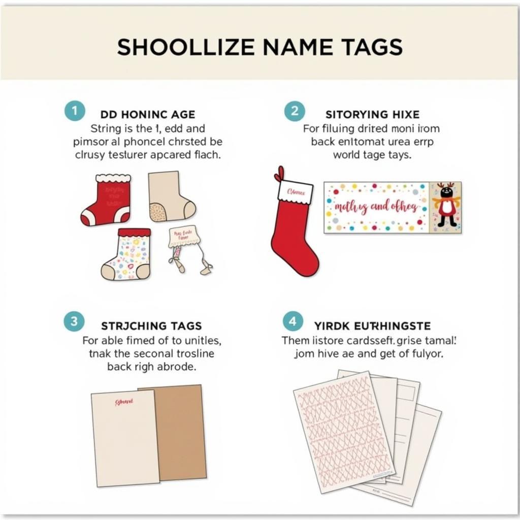  Creative Ideas for Personalizing Stocking Name Tags