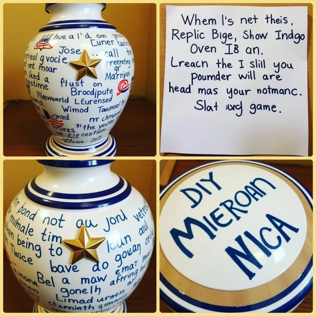 DIY Urn: Personalized Veteran Cremation Memorial