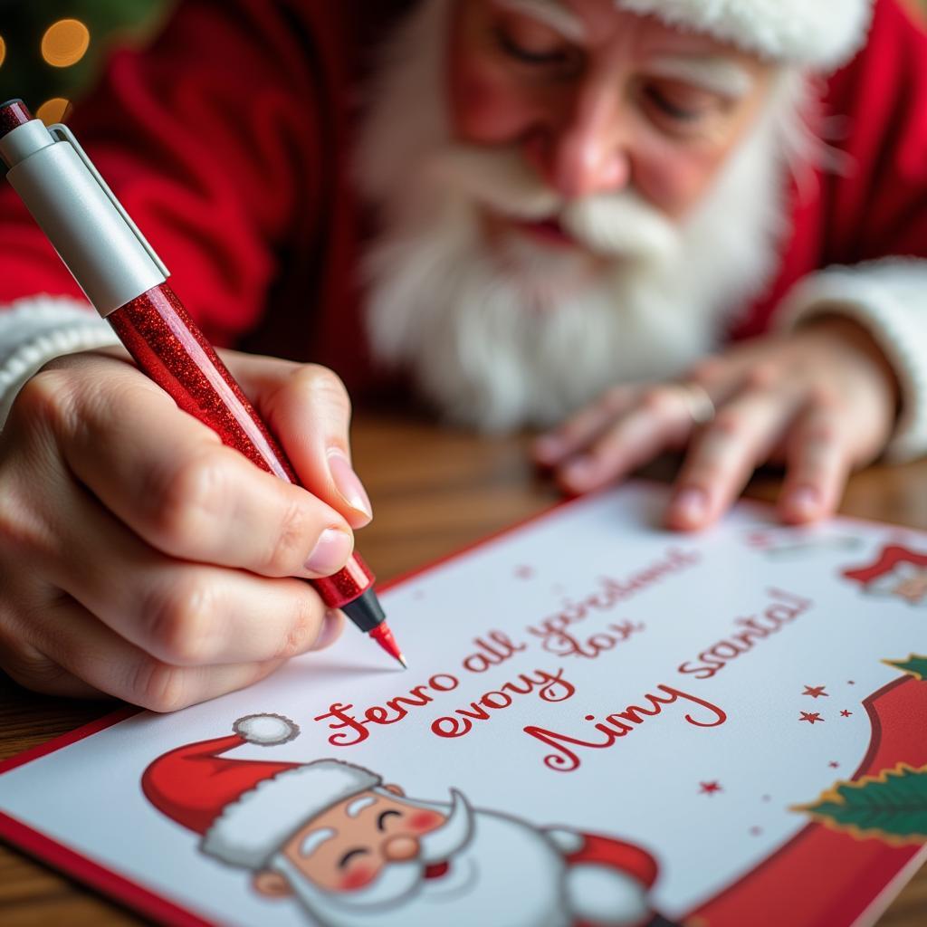 Adding a Personal Touch to Your Free Santa Postcard