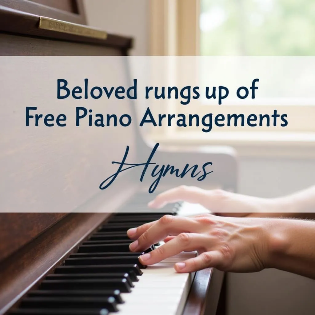 Pianist Playing Hymn Arrangement