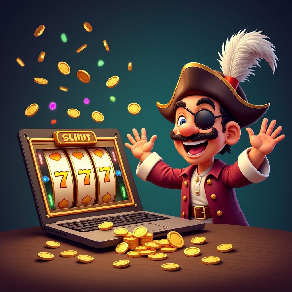 Pirate Captain Winning at Online Slots