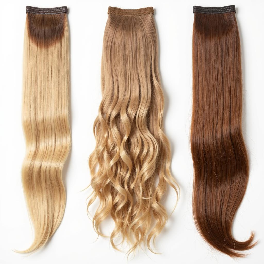 Plant-Based Hair Extensions Made from Bamboo