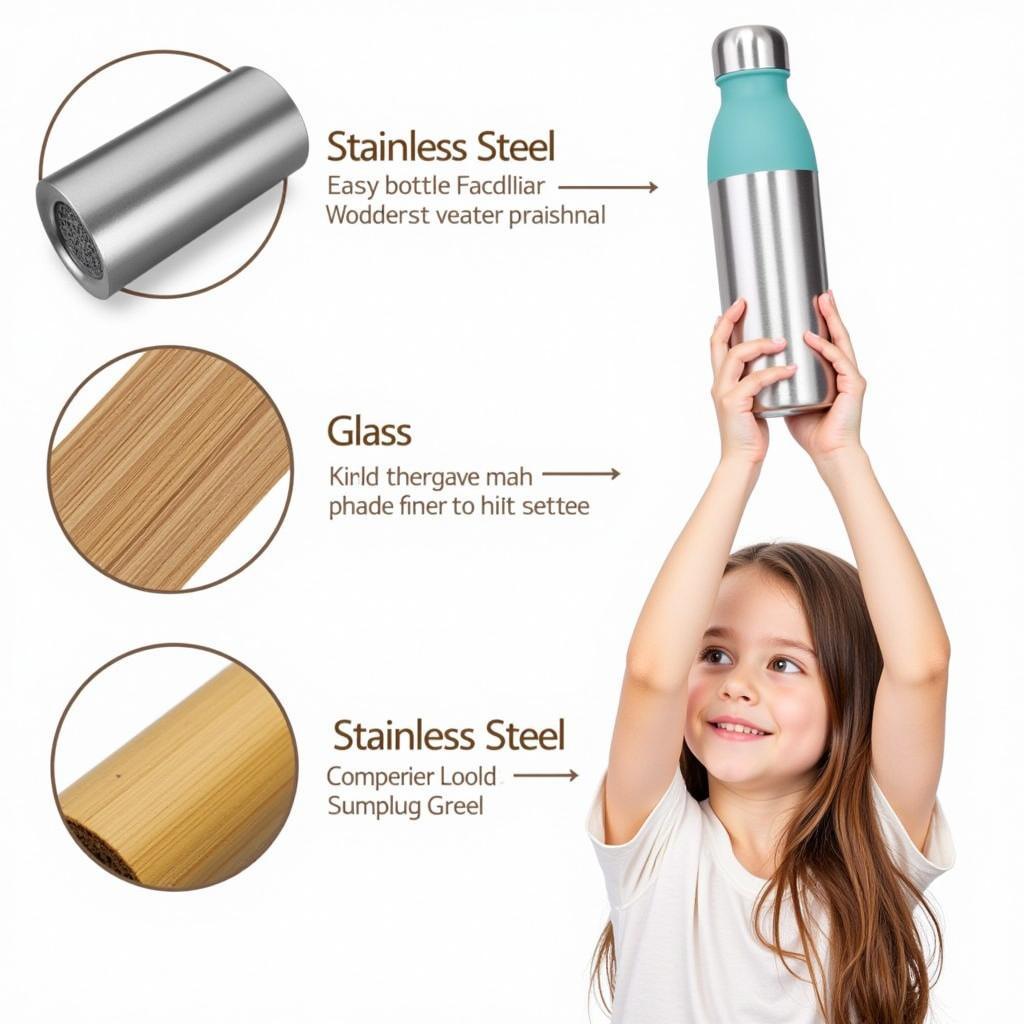 Different Plastic-Free Kids Water Bottle Materials