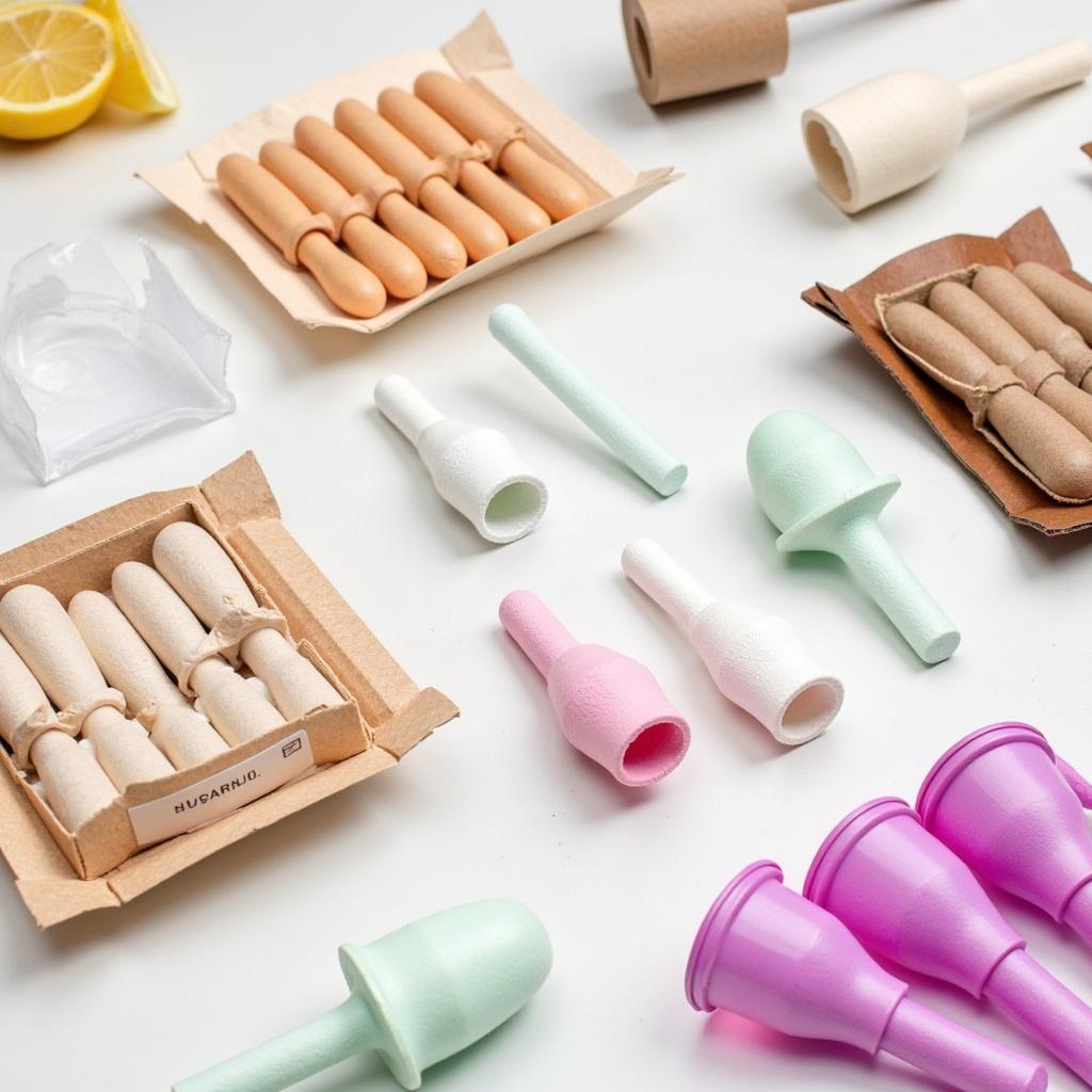 Various Plastic Free Tampon Options