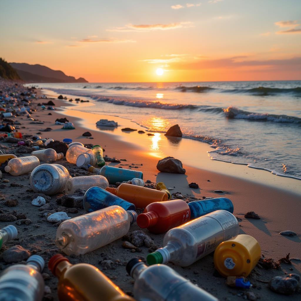 Plastic pollution in the ocean