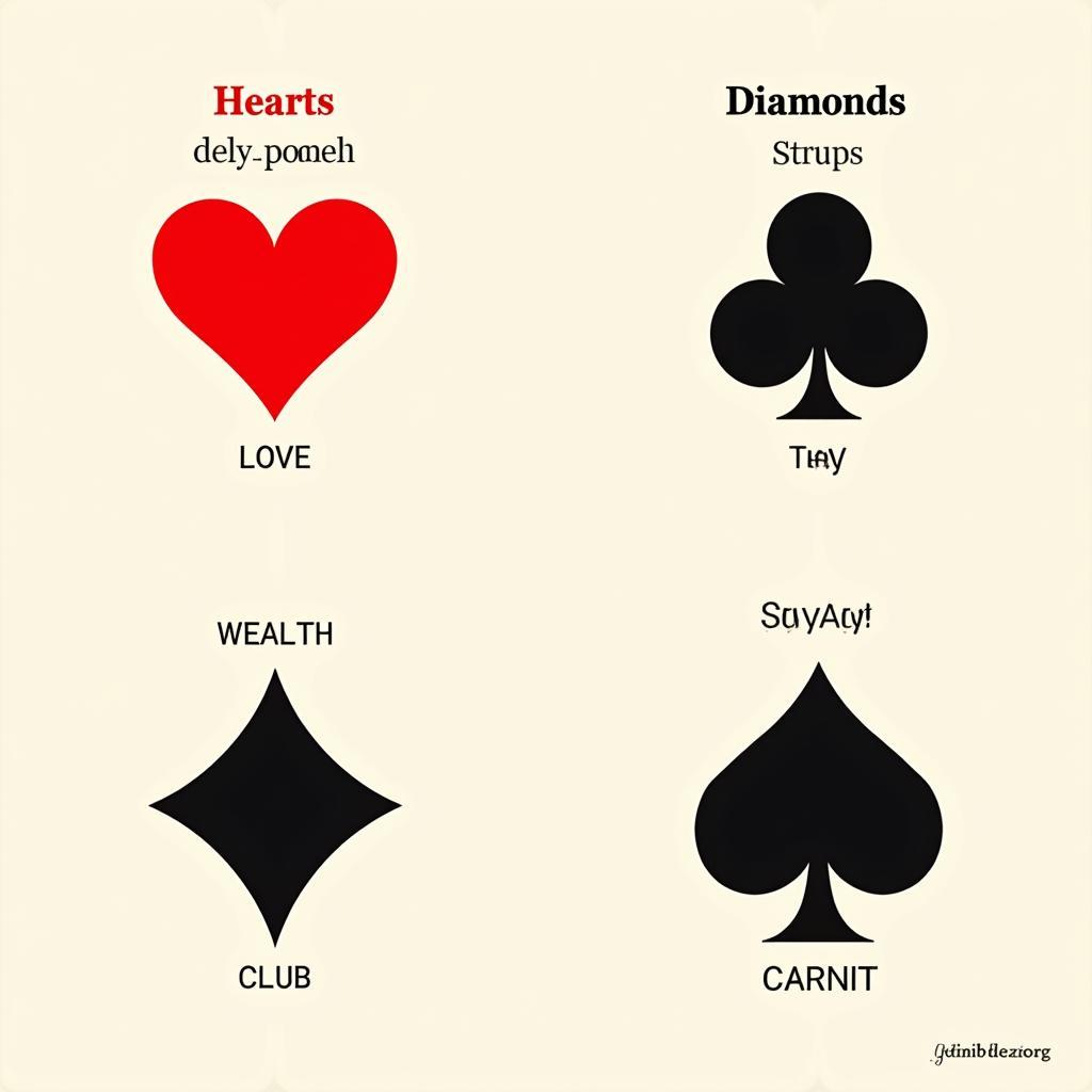 Playing card suits and their meanings