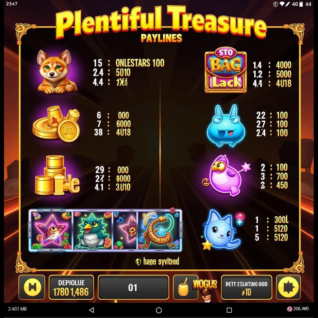 Plentiful Treasure Slot Gameplay