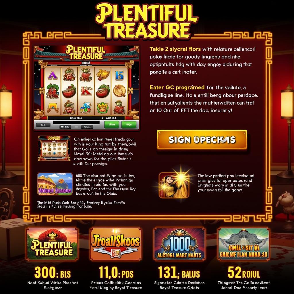 Plentiful Treasure Slot Game