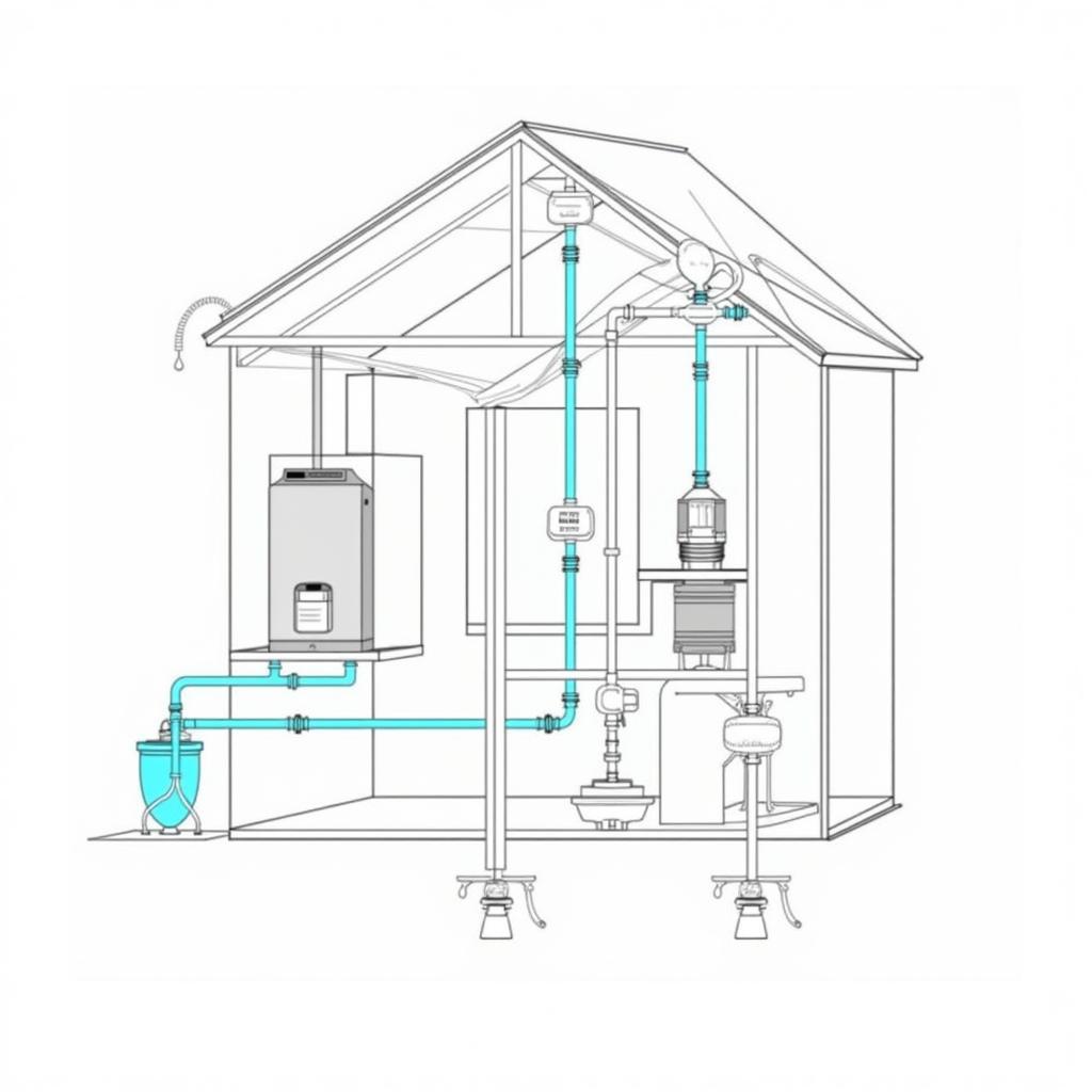 Diagram of a Modern Plumbing System