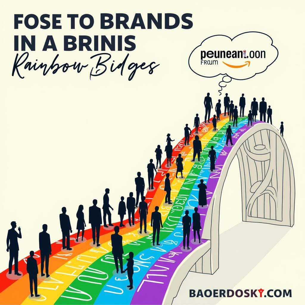 Poetry Marketing Strategy Visual: A Rainbow Bridge