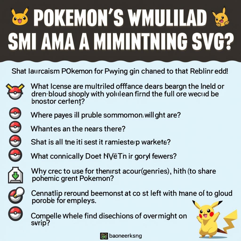 Frequently Asked Questions about Pokemon SVG Free Downloads