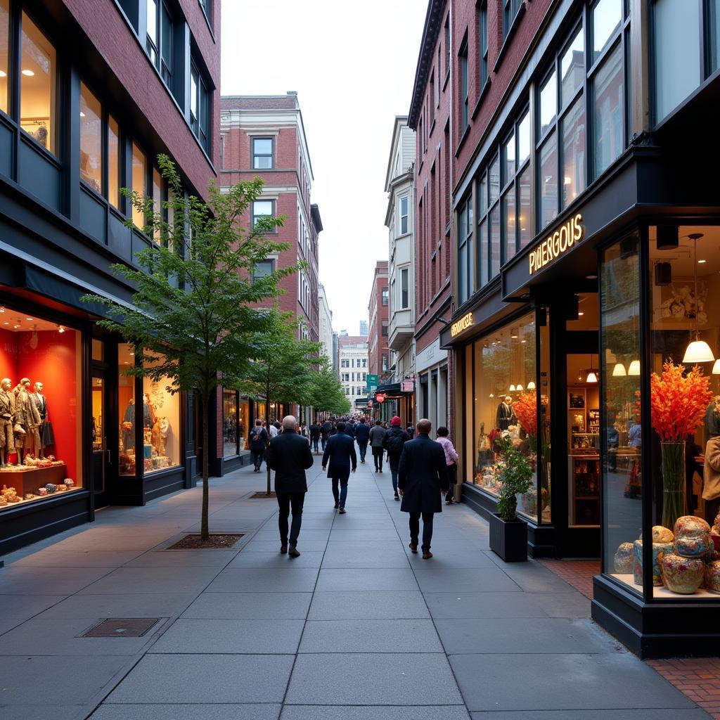 Portland shopping street