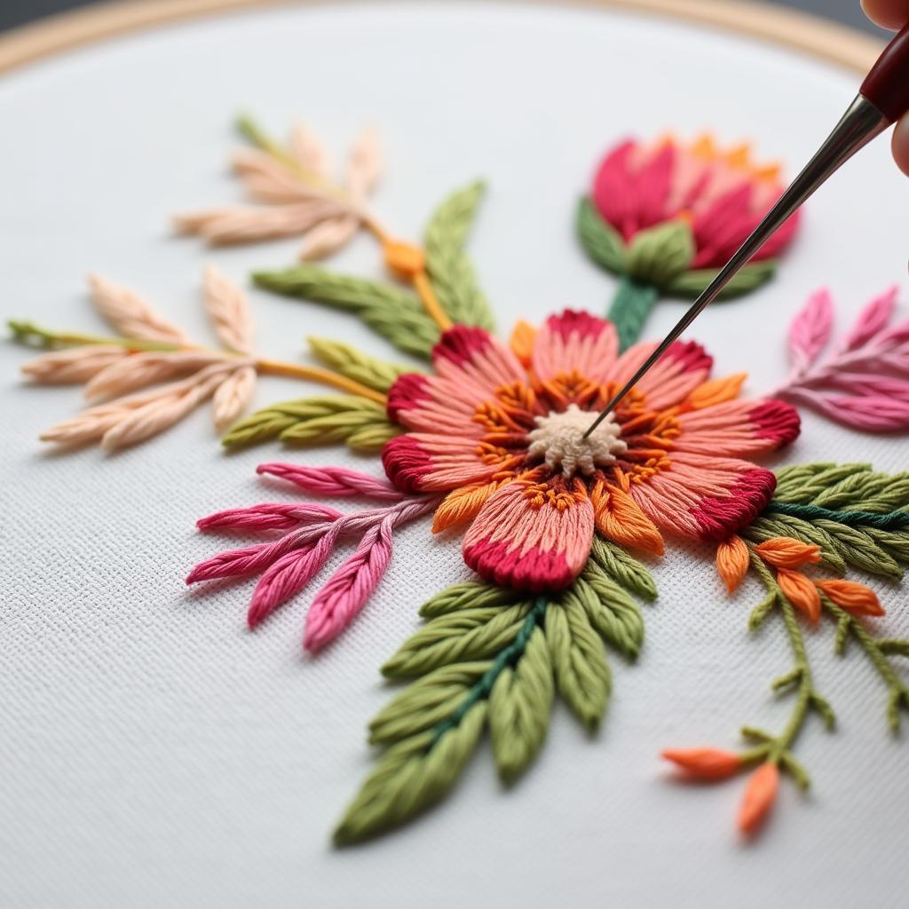 Free Prairie Schooler Floral Cross-Stitch Pattern