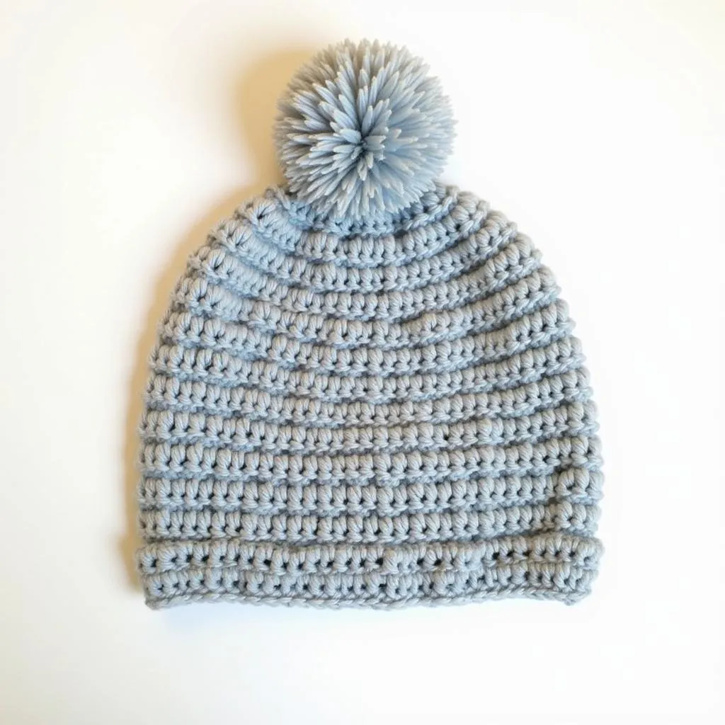 A Quick and Easy Crochet Preemie Hat