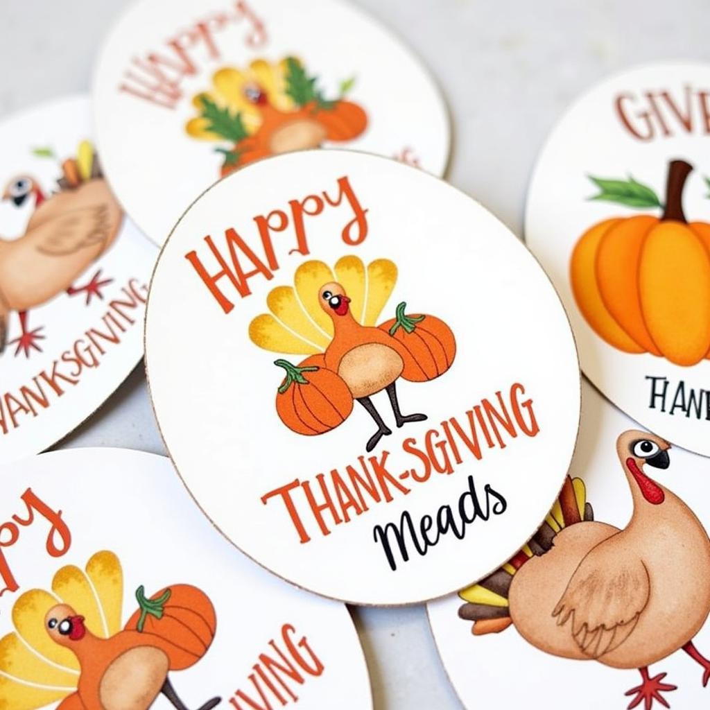 Printable Autumn Gift Tags with Gratitude Theme