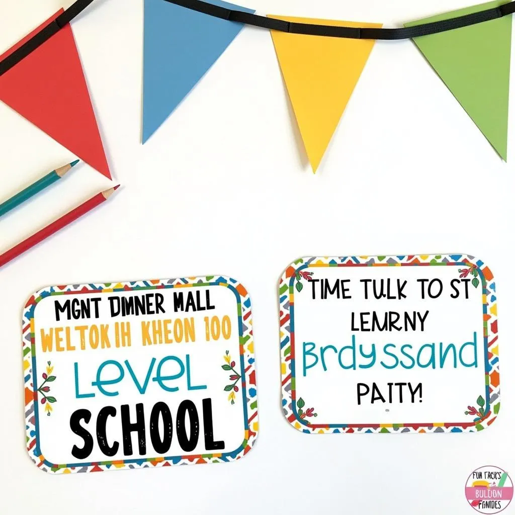 Printable Back to School Banners for Kids