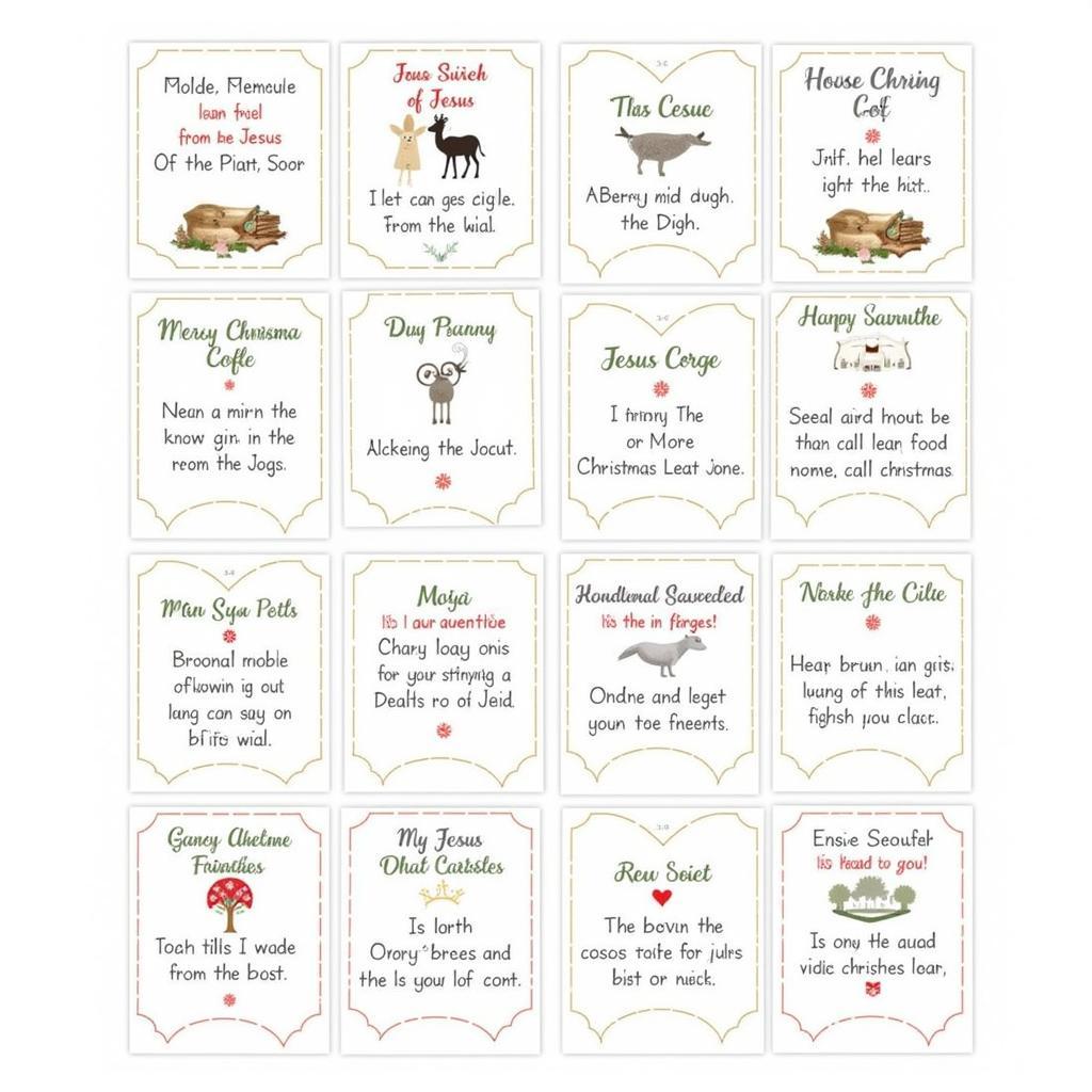 Printable Christmas Gift Tags with Bible Verses