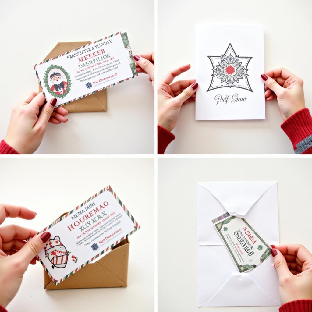 Printable Christmas Money Gift Ideas